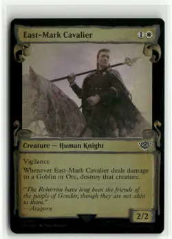 East-Mark Cavalier Showcase Scrolls FOIL The Lord of the Rings MTG NM - Image 1