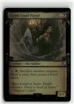 Cirith Ungol Patrol Showcase Scrolls FOIL The Lord of the Rings MTG NM - Image 1