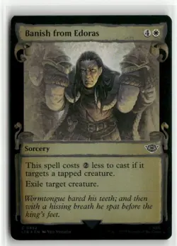 Banish from Edoras Showcase Scrolls FOIL The Lord of the Rings MTG NM - Image 1