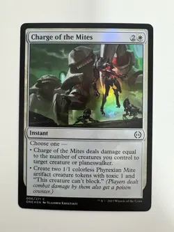 Charge of the Mites Foil MTG Magic the Gathering Card NM Near Mint ONE - Image 1