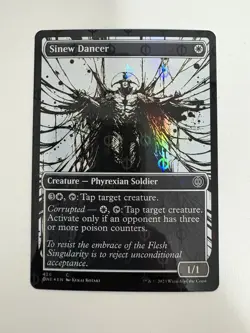 Sinew Dancer Step-and-Compleat Foil Showcase MTG Magic Card NM Mint ONE - Image 1