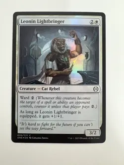 Leonin Lightbringer Foil MTG Magic the Gathering Card NM Near Mint ONE - Image 1