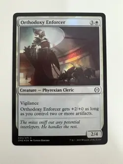 Orthodoxy Enforcer Foil MTG Magic the Gathering Card NM Near Mint ONE - Image 1