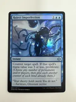 Reject Imperfection Foil MTG Magic the Gathering Card NM Near Mint ONE - Image 1