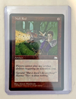 1x Null Rod Weatherlight MTG Magic the Gathering NM - Image 1
