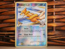 Pokemon FLOATZEL 4/111 REVERSE HOLO RARE | MP Played | Rising Rivals | 2009 #1 - Image 1