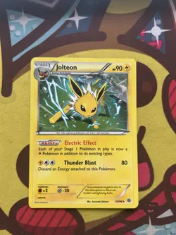 Pokemon Jolteon 26/98 - Holo - XY Ancient Origins - GLC - Light Play - Image 1