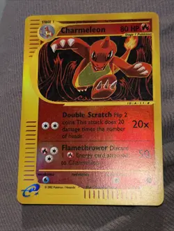 Pokemon TCG: 2002 Expedition Base Set Charmeleon 73/165 Reverse Holo Excellent ! - Image 2