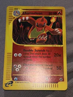 Pokemon TCG: 2002 Expedition Base Set Charmeleon 73/165 Reverse Holo Excellent ! - Image 3