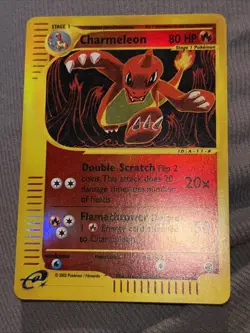 Pokemon TCG: 2002 Expedition Base Set Charmeleon 73/165 Reverse Holo Excellent ! - Image 4