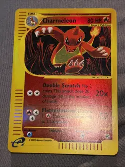 Pokemon TCG: 2002 Expedition Base Set Charmeleon 73/165 Reverse Holo Excellent ! - Image 5