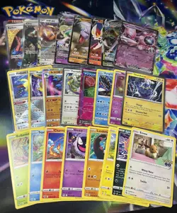 50x Pokemon TCG Bundle! 10x Rare/Holo + 2x V/VMAX/EX/AR - Great Condition - UK - Image 1