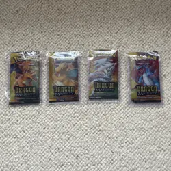 4X Pokemon Dragon Majesty Boosters - Sun & Moon - Art Set - Sealed - Image 1