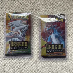 4X Pokemon Dragon Majesty Boosters - Sun & Moon - Art Set - Sealed - Image 3