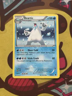 Pokemon Beartic 30/98 - Cosmic Holo - BW Emerging Powers - GLC - Excellent - Image 1