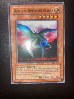 Yugioh Different Dimension Dragon DCR-015 Super (NM) - Image 2