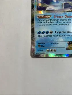 Aurorus EX XY102 - Pokemon Card XY Black Star Promo - LP - Image 4