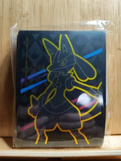 Pokemon Card Sleeves 🏆 65 In Pack "Lucario" SEALED🏆 - Image 1