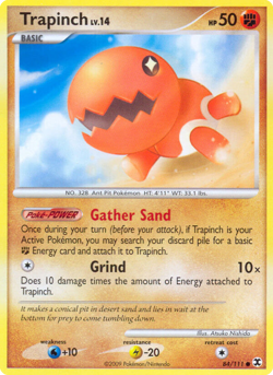Trapinch 84/111 Common | Rising Rivals | Pokemon Card - Image 1