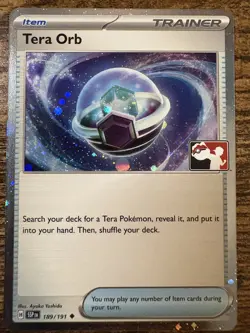 Tera Orb Uncommon Prize Pack Series Cards 189/191 NM - Image 1