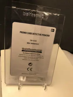 Pokemon Card Detective Pikachu SM190 Holo Rare STAMPED & SEALED - Image 3