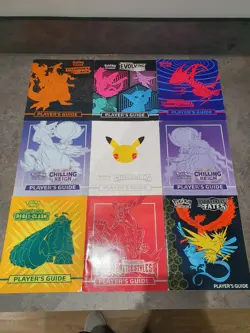 Pokemon Trading Card Player's Guide Books 9 In Total Bundle Job Lot - Image 1