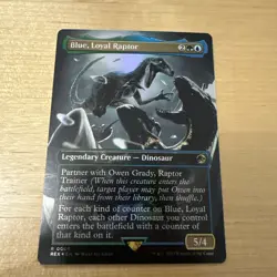Blue, Loyal Raptor FOIL MTG - Image 1