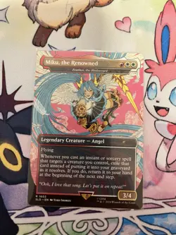 Secret Lair Hatsune Miku the Renowned Feather the Redeemed Non Foil Borderless - Image 1