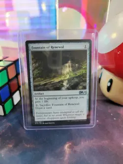 Fountain Of Renewal Magic The Gathering Core Set 2019 Regular Uncommon NM - Image 1