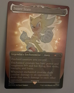 Super State FOIL NM/M Secret Lair Sonic MTG Magic the Gathering - Image 1