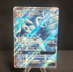 Pokemon TCG: Alolan Ninetales GX (Full Art) 132/145 Sm-Guardians Rising - Image 1