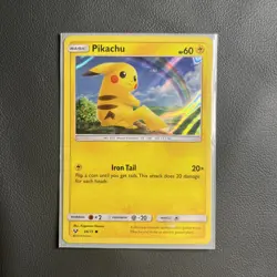 Pokemon TCG-Pikachu 28/73 Holo Shining Legends NM - Image 1