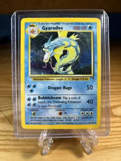 Gyarados 12/110 Legendary Collection LC Holo Rare 2002 [LP] Pokemon WOTC Vintage - Image 1