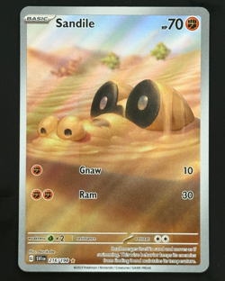Sandile 216/198 | Pokemon TCG Scarlet & Violet Base | Ilustration Rare NM - Image 1