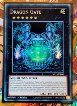 Dragon Gate (Prismatic Secret Rare) - MP25-EN148 - Yu-Gi-Oh TCG - Image 1