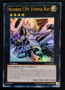 Number C39: Utopia Ray - YS13-EN042 - Ultra Rare - 1st Edition - Yu-Gi-Oh! - Image 1