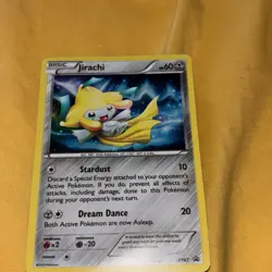 Jirachi XY67 Cosmos Holo w/SWIRL XY Black Star Promo Pokemon Card - Image 1
