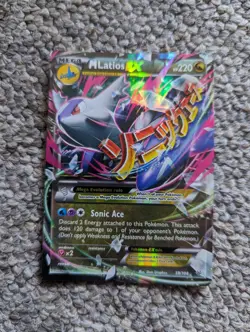 Mega M Latios EX 59/108 Roaring Skies XY Holo Ultra Rare Pokemon Card Foil - Image 1