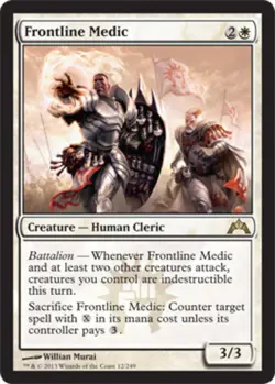 Frontline Medic ~ Moderately Played Gatecrash MTG Magic UltimateMTG White Card - Image 1