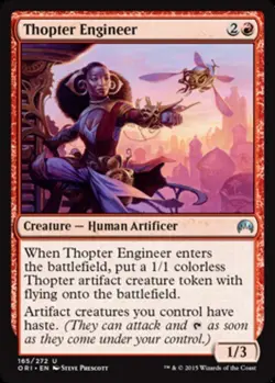 Thopter Engineer ~ Near Mint Magic Origins MTG Magic UltimateMTG Red Card - Image 1
