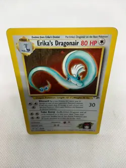 Erika's Dragonair - 4/132 - Holo Rare Gym Heroes Set TCG - Pokemon Card DAMAGED - Image 3
