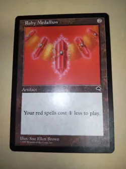 MTG Ruby Medallion - TMP - MP Condition - Image 1