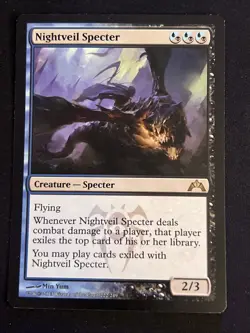 1x Nightveil Specter (222) Gatecrash LP MTG Magic The Gathering x1 MKE - Image 1