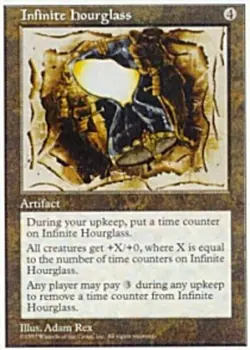 Infinite Hourglass ~ Lightly Played 5th Edition Fifth MTG Magic UltimateMTG Arti - Image 1