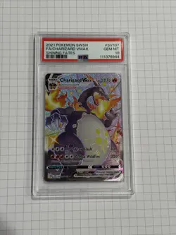 2021 Pokemon Shining Fates Charizard VMAX Shiny Vault Foil #SV107/SV122 PSA 10 - Image 1
