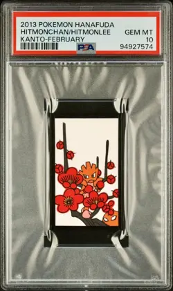 PSA 10 - Hitmonchan/Hitmonlee 2013 Hanafuda Kanto February - Pokemon - Image 1