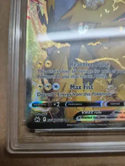 Pokemon Zeraora VMAX Full Alt Art GG42/GG70 Pokemon SWSH Crown Zenith AGS 9.5 - Image 3