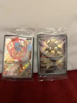 Alakazam 009 & Riolu 010 MEP Mega Evolution Pokemon Center ETB Promos - Sealed - Image 1