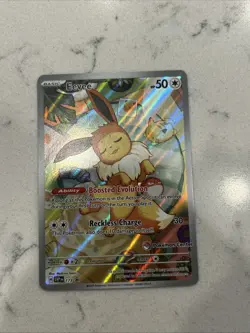 🏆🔥 Eevee SVP 173 Prismatic Pokemon Center Stamp 2025 Black Star Promo NM! 💥 - Image 1