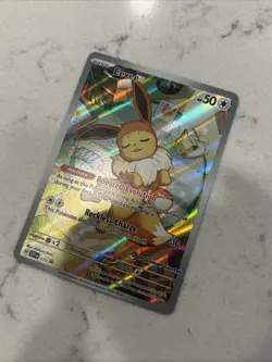 🏆🔥 Eevee SVP 173 Prismatic Pokemon Center Stamp 2025 Black Star Promo NM! 💥 - Image 2